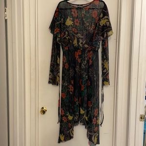 Zara Floral See-Through dress